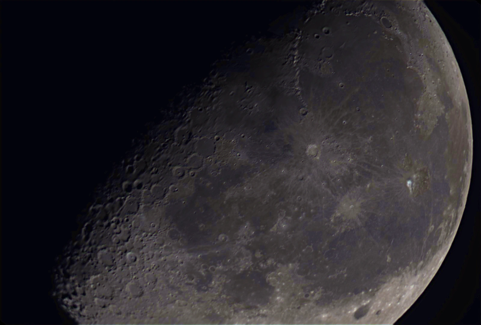 Abnehmender 3/4 Mond